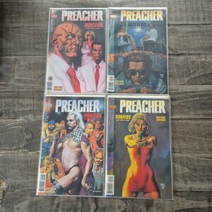 Vintage 1996 DC Preacher Hunters Vertigo Comic Book 13, 14, 15, 16 Garth Ennis